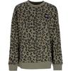 Floral Animal Crew Fashion Comfortable Versatile Pullover Sweatshirt Women Sweatshirt Gray-Green VN000435KCZ