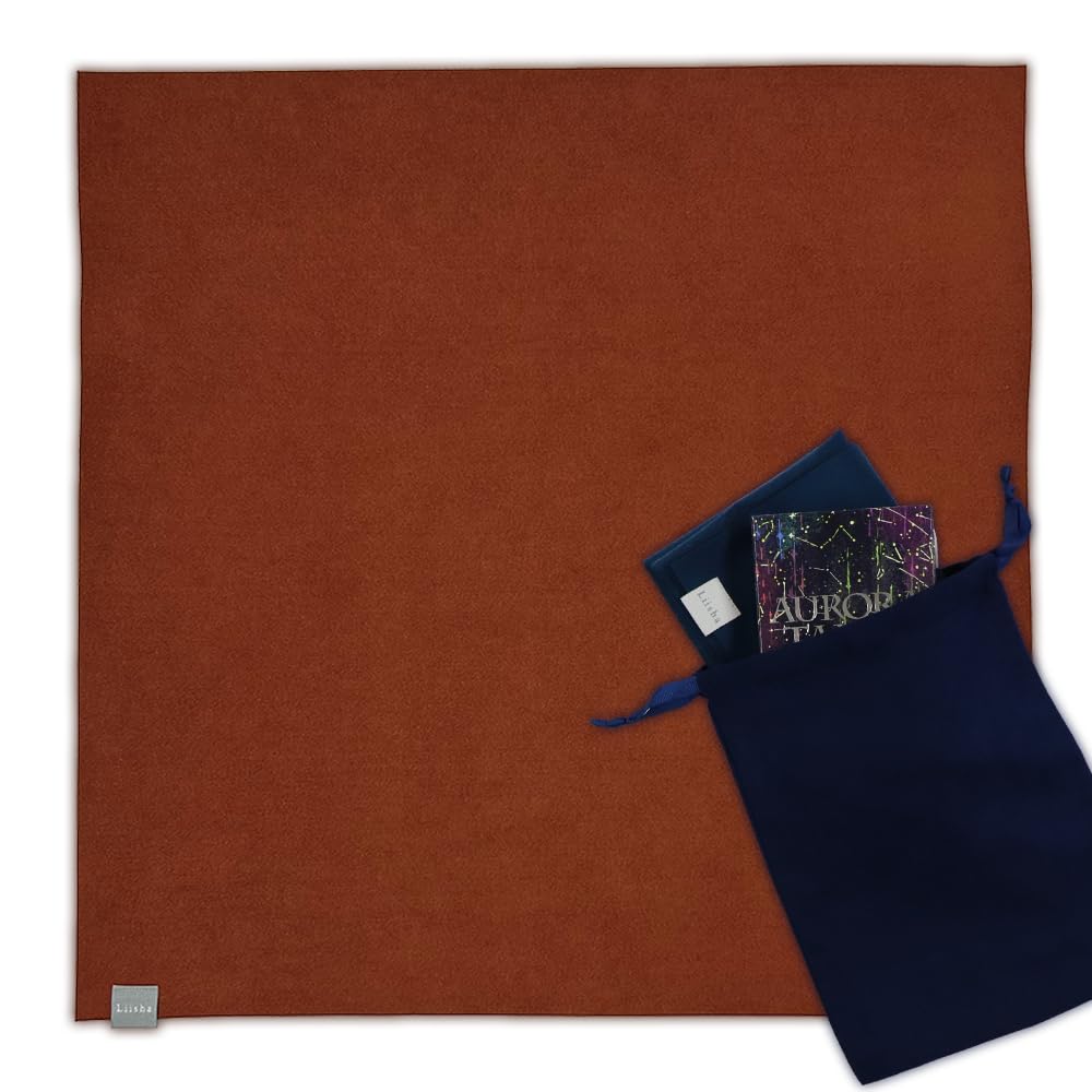 Látka na tarotový stůl Teller od June Made in pro tarotové a orákulové karty Včetně 55cm x Liisha [Dozorované věštkyní] Protiskluzová Shibusawa, Japonsko, Karty, Pouzdro,