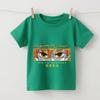 Demon Slayer Zenitsu Anime Print Kids Cotton T Shirt Boys Girls Short Sleeve Clothes Summer Casual Comfortable Top