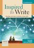 The Inspired To Write Student's Book : Readings and Tasks To Develop Writing Skills Book