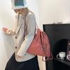 Schoolbag Korean version niche daily leisure lightweight sports drawstring backpack commuter student schoolbag