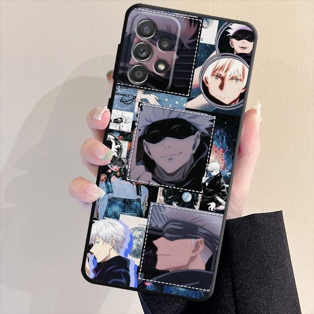 Jujutsu Kaisen Anime Cases Case For Samsung Galaxy A21s A22 A53 A72 A52 A13 A33 A32 A71 A31 A51 A23 A11 A42 Black Soft Cover