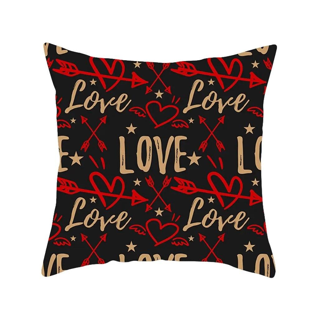 Love Couple Gift Decoration Pillowcase Room Bedroom Sofa Cushion Cover Wedding Party Decoration Home  Hug Pillowcase