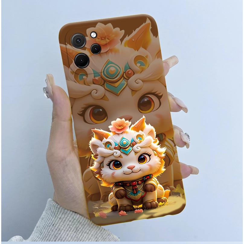 For Huawei Nova Y61 Case Soft Silicone TPU Cute Panda Phone Back Cover For Huawei Nova Y 61 62 Y61 Y62 Plus Case NovaY61 Fundas