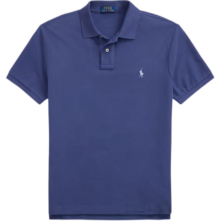 

Polo Ralph Lauren Logo Slim Fit Short Sleeve Polo Shirt Men tops Blue 710680784-410 S