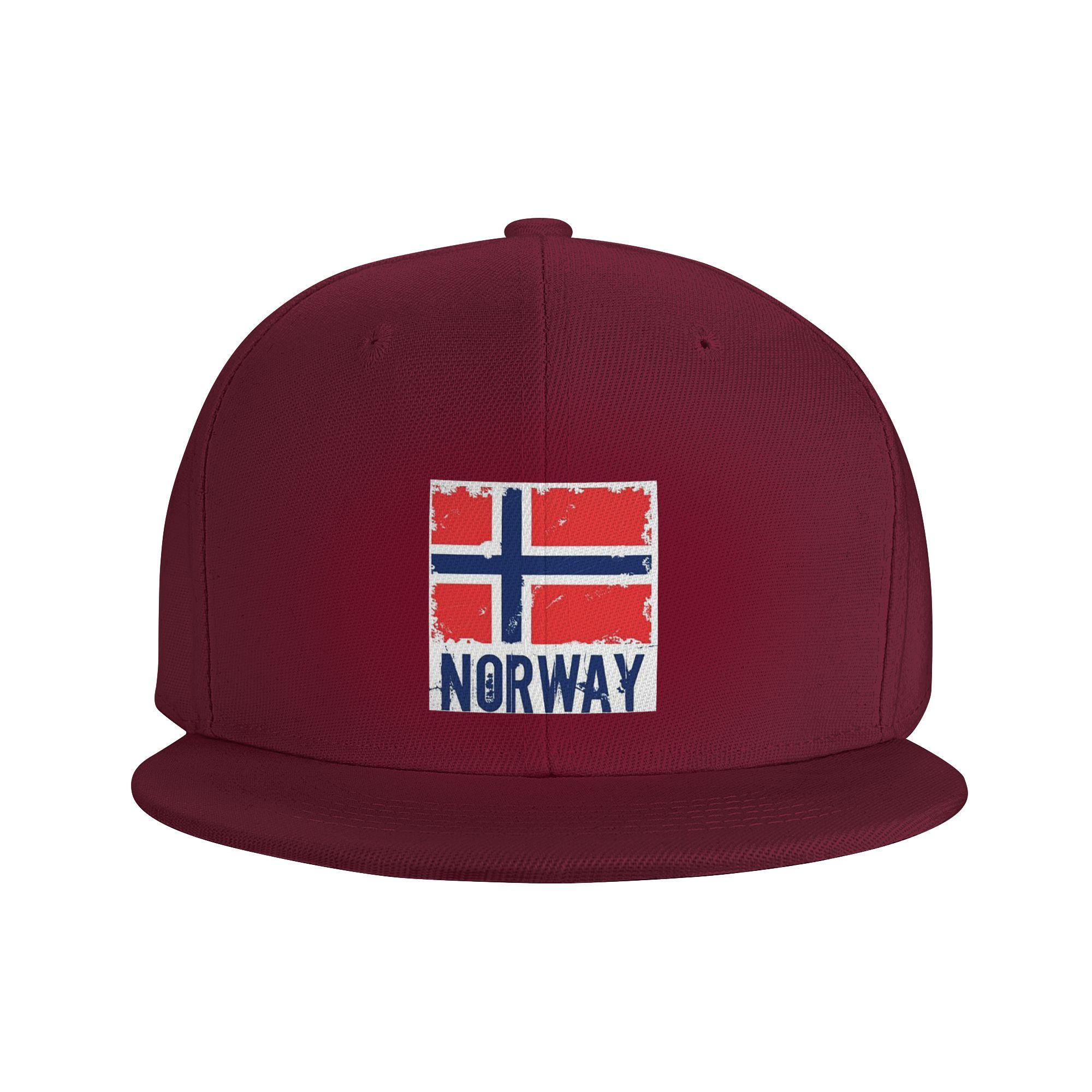 

Norway Flag Baseball Caps Snapback Fashion Baseball Hats Breathable Casual Casquette Outdoor for Unisexs And Womens One Size