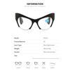 Fashion Women Cat Eye Anti Blue Light Reading Glasses+1.0+1.5+2.0+2.5+3.0+3.5+4.0