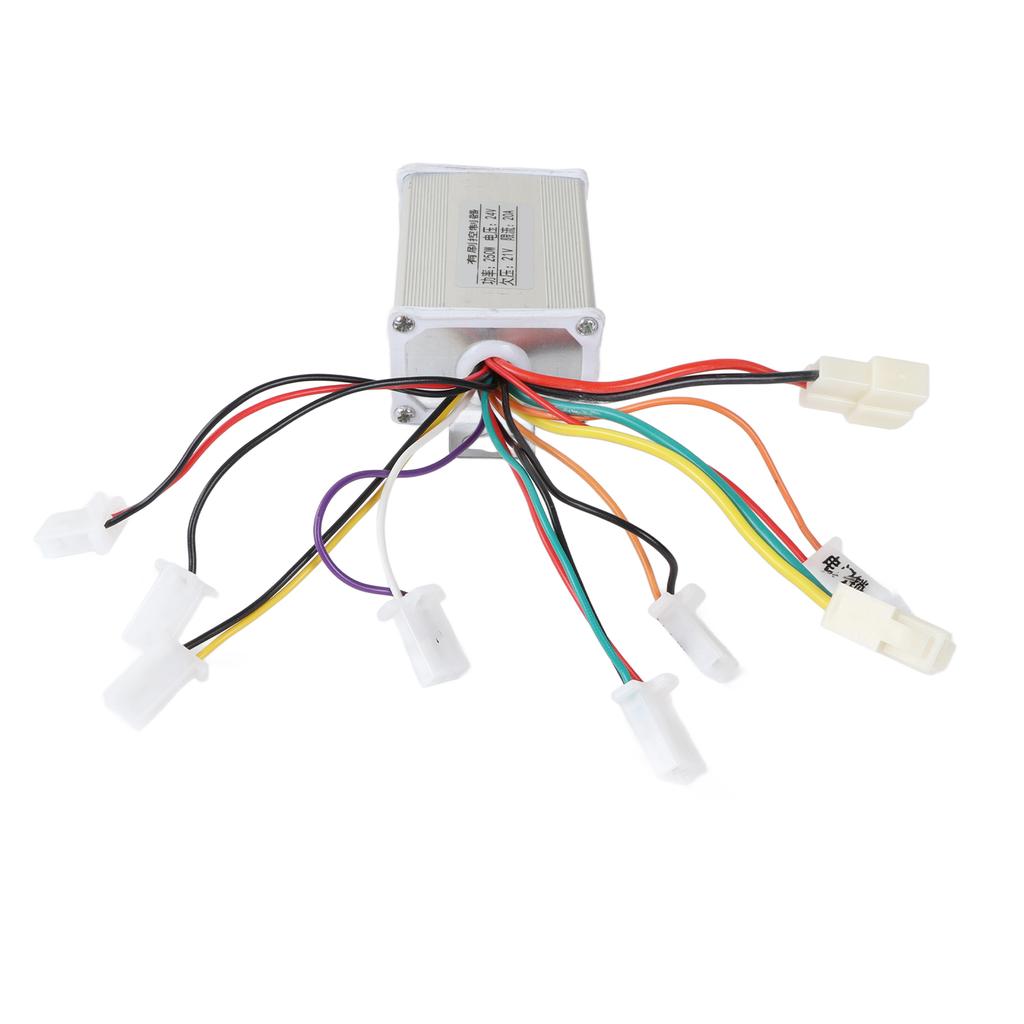 24V 250W Elektrofahrrad Bürstenmotor Controller Gasdrehgriff Kit mit Ladeanschluss Elektrisches Türschloss