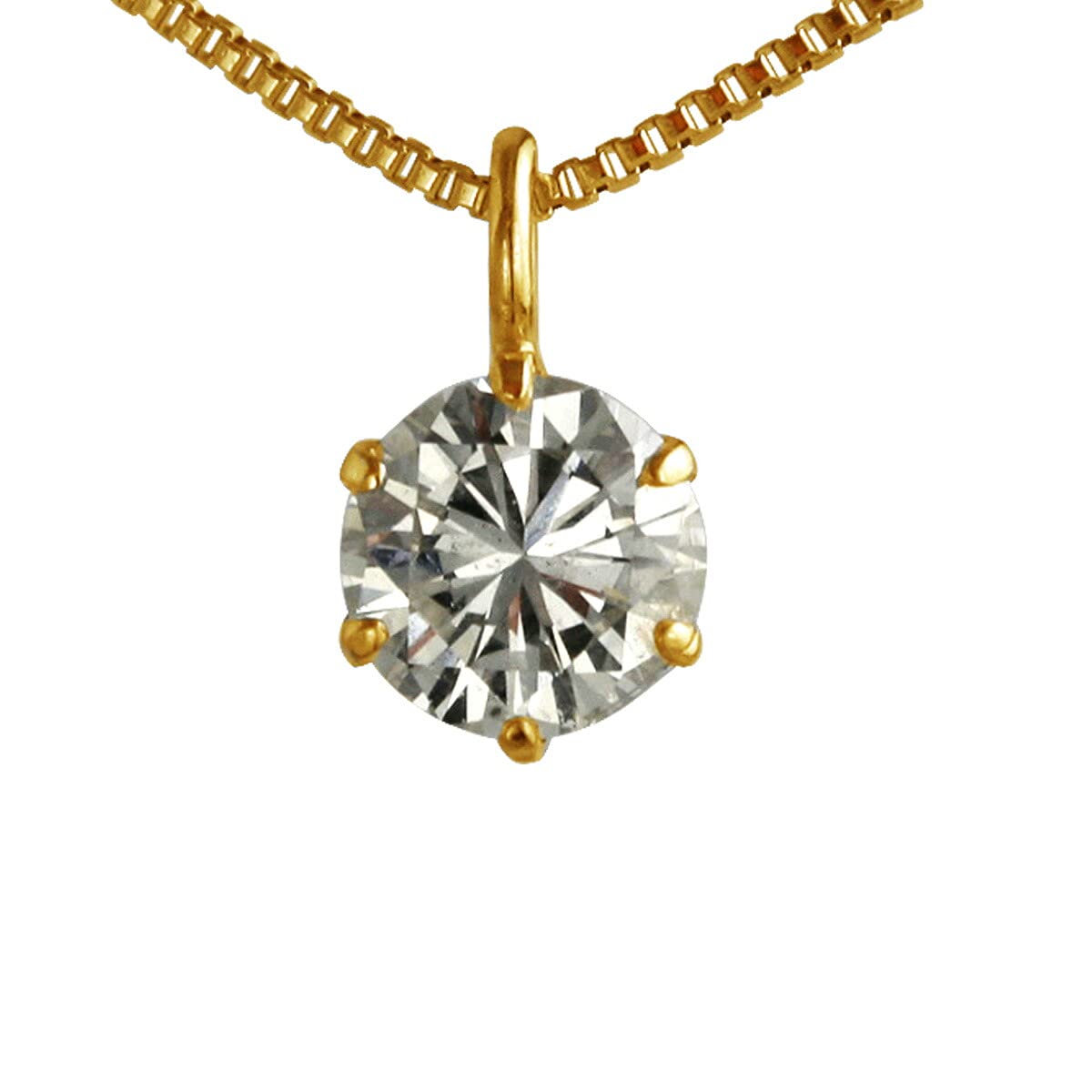 

Ювелірні вироби K18 Діамантове намисто-підвіска Колір SI2 Клас Хороший Огранка GGSJ Сортування сертифіката про включення [DIAMOND WORLD] Жіноче 0,20 карата D-G (Джерело