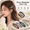 Acetate Hair Clips Metal Clasp Hair Barrettes Fashion Bangs Clips  Bangs Styling