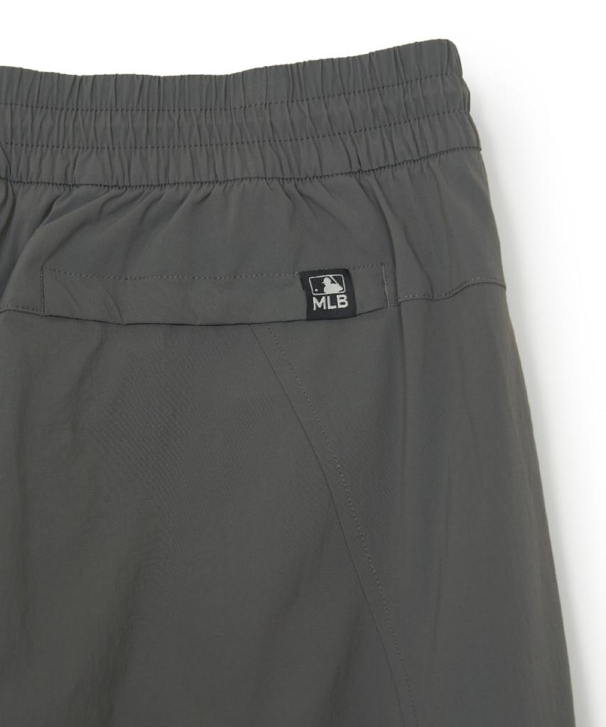 Emelbi Gorpcore Cotton Touch Parachute Cargo Wide Pants Ny (Charcoal Grey)
