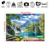 Vibrant Valley Scenery Backdrop - Made of Polyester Fiber - Decorative Item with Valley Theme