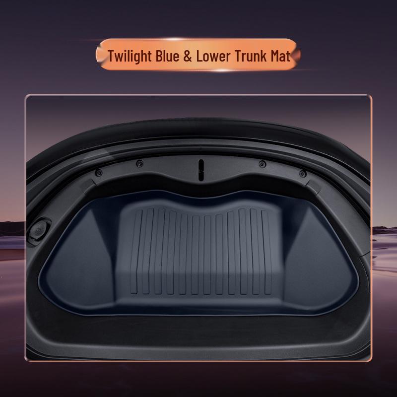 Vehicle-Specific YU7 TPE Floor Mats: Fully Enclosed, Matches Original Car Interior Color