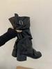 Fashion 2025 Woman Boots Knee High Platform Chunky Heels Trend Punk Gothic New Rock Leather Fashion Women's Shoes Motorcycle Footwear