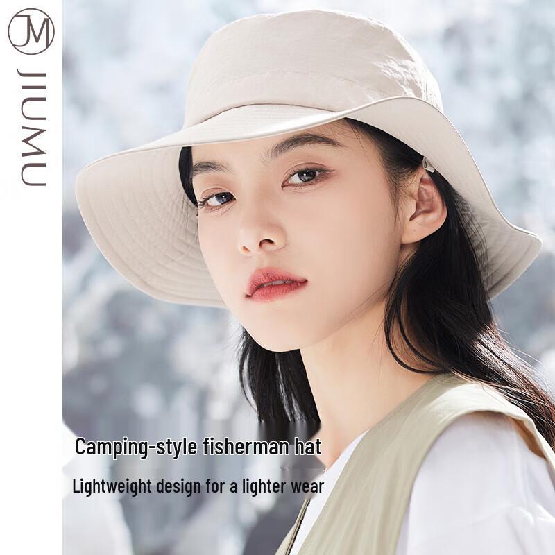 JIUMU Women's Summer Wide-Brim Sun Hat CW114