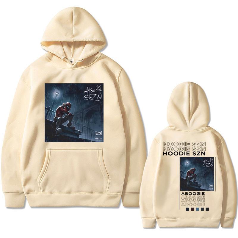 Hip Hop Rapper A Boogie Wit Da Hoodie Szn Double Sided Print Hoodie Male Street Oversized Sweatshirt Men Fashion Vintage Hoodies