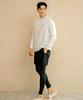Tyubeuteuli Men'S Basic Loose Fit Long Sleeve Rash Guard A603 Ivory