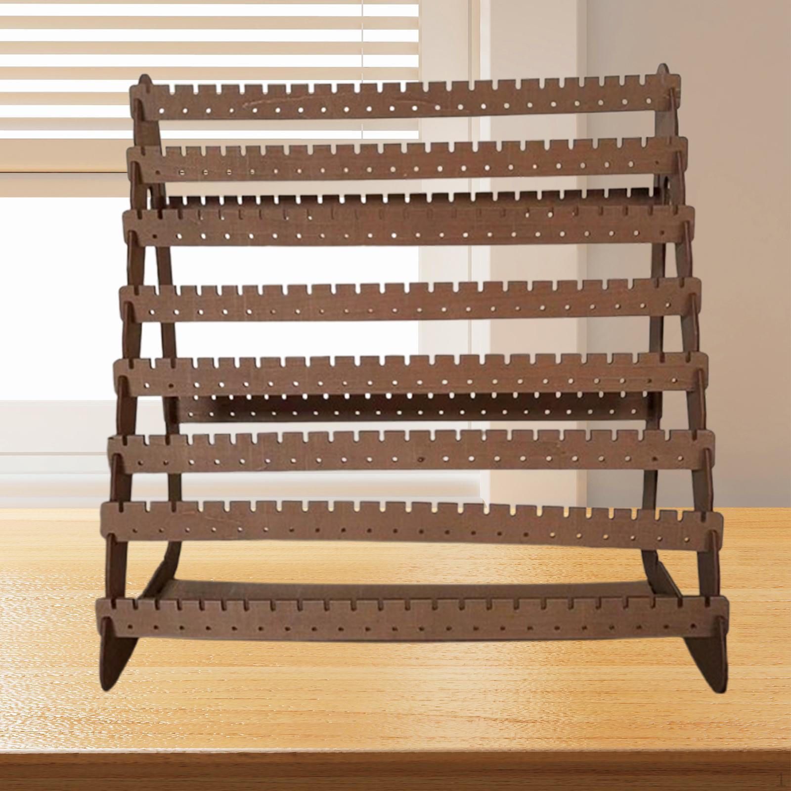 

Подставка для сережек, держатель для сережек, органайзер для украшений для домашнего туалета коричневый