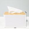 LIEI Customizable Wooden Lid Tissue Box