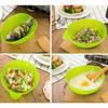 Silicone Folding Bowl Steamed Fish Bowl Kitchen Tool Steamed Fish Bowl