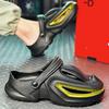 Fashion Smile Pop Casual Thick Sole Men's Sandals Summer Soft Non-slip Men Slippers Outdoor Fashion EVA  Beach Shoes Increase Height