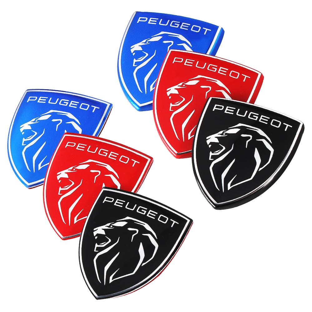 2026 Horká Samolepka na Auto Pro Peugeot 207 3008 206 208 308 5008 407 508 307 4008 2008 1ks Kryt Znak Střed Volantu Auta Embl