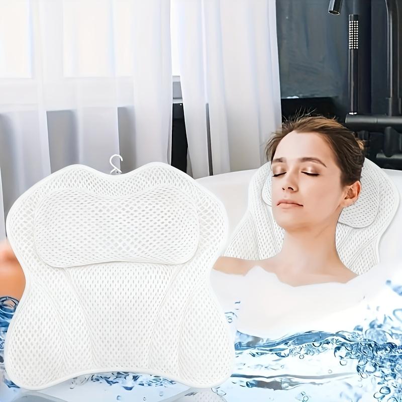 1pc Comfortable Bathtub Pillow Designed for Bathtubs, Adjustable Design Fits Your Neck Curve, Quick-Drying, Non-Slip
