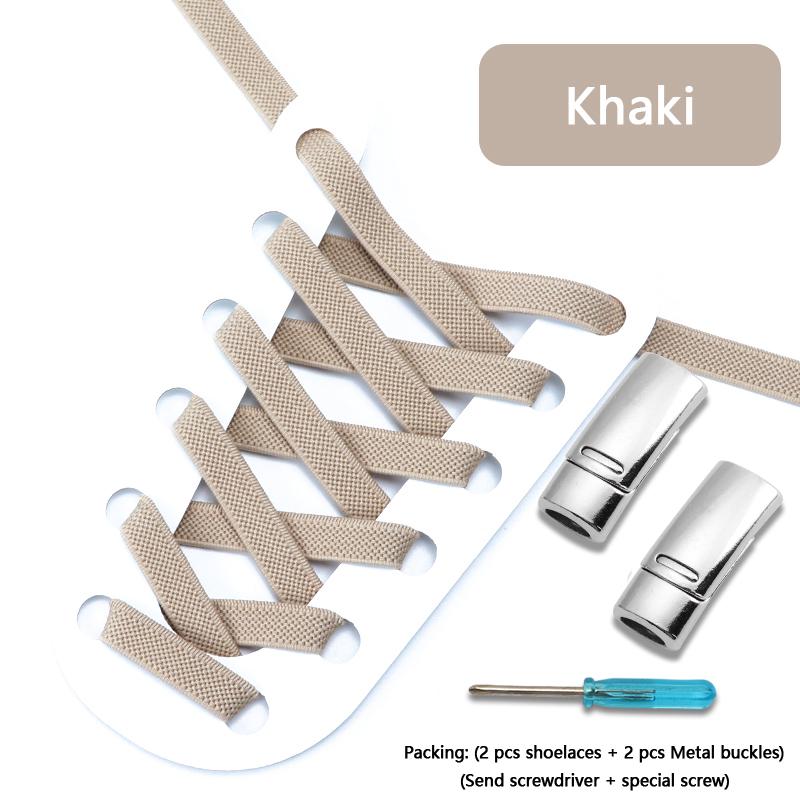 Flats Elastic Laces for Sports Tennis Magnetic Lock Shoelace Without Tying 8mm Thick Men No Tie Shoe Laces Shoes Accessories
