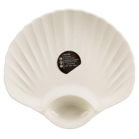 Dvoudílný talíř na občerstvení Potravinářský plast odolný proti poškrábání Miska na rožnění Potřeby pro domácnost