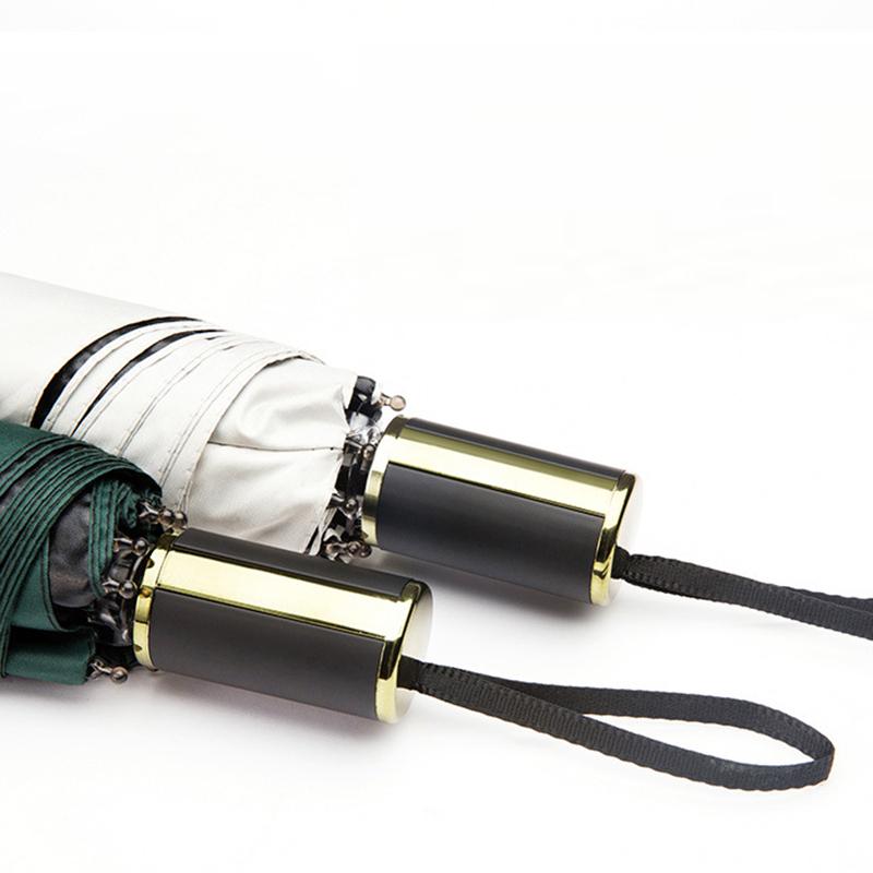 Umbrella Rain Parasol Sunny Windproof Parapluie UV Business Dual-purpose Vinyl Sunshade Umbrella