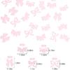Coquette Girly First Birthday Party Decorations - Pink Bow Confetti, Baby Shower Decor, She's Tying The Knot, 1st Birthday Cake Smash