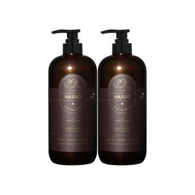 Man with Flowers Hasoo Oriental Medicine Shampoo, 1L, 2 Ea.