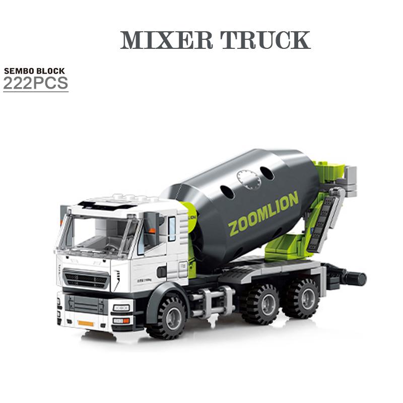 2022 City Speed Formula Transporter Bricks Big Cargo Truck Blocks Building Car Figures Set Vehicle Model Childrens Toys