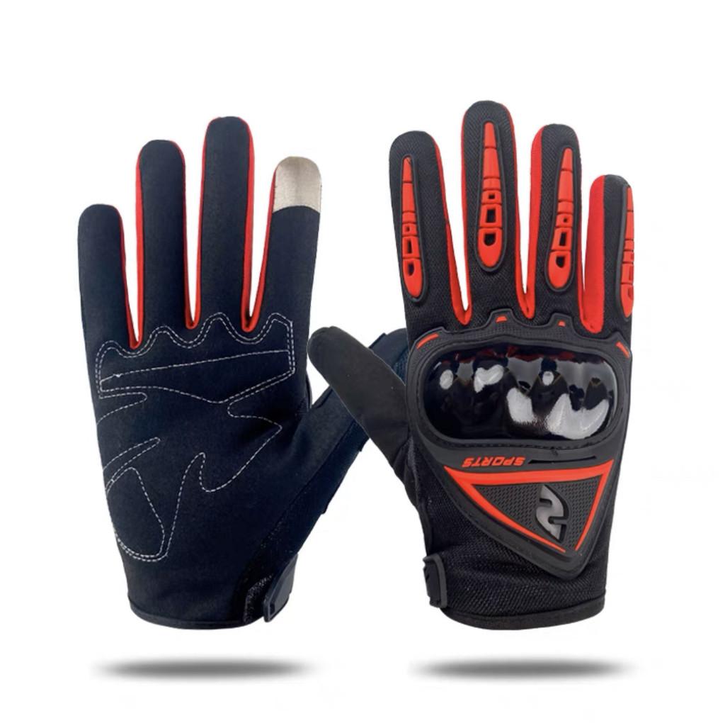 Outdoor Motorcycle Riding Gloves Long Finger Nonslip Durable Gear For Offroad Riders