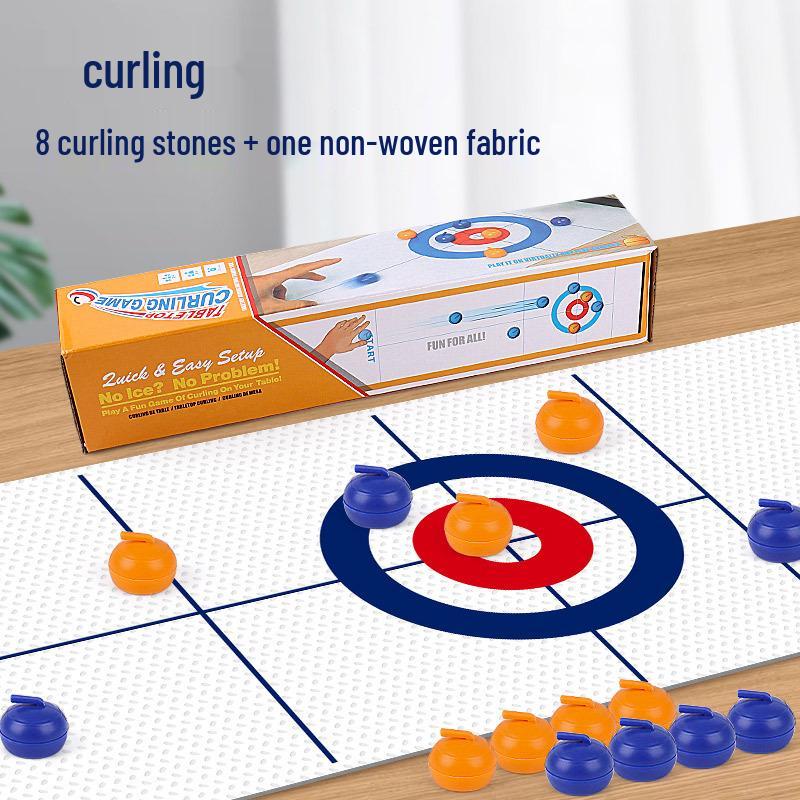 

Портативная настольная игра в керлинг: Мини-хоккей в помещении для семейных и командных игр