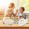Big Baozi Maker Machine For Home Kitchen Beginners White PP Food-Grade Material