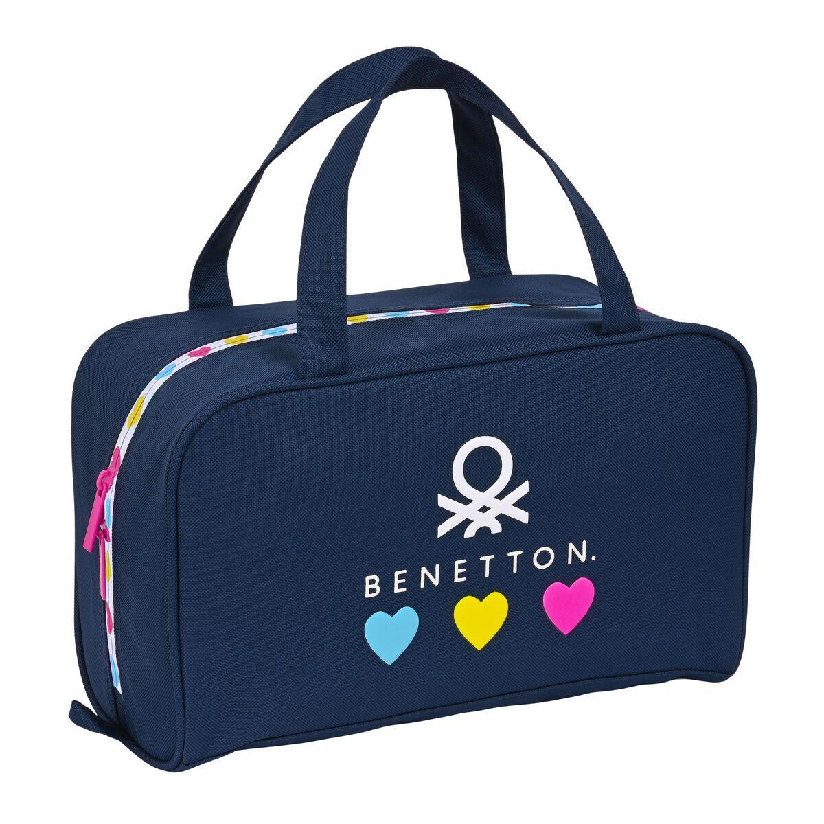 

Темно-синяя косметичка Benetton Love (31 х 14 х 19 см)