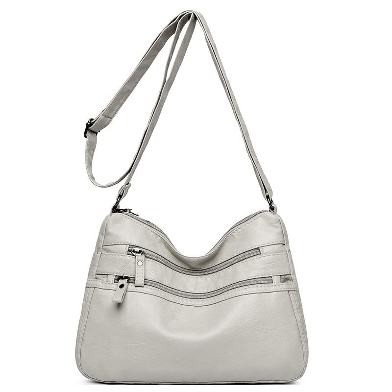 Fashion Crossbody Bag Women's Bag New Shoulder Bag Lightweight Soft Pu Shoulder Bag Middle-aged Backpack Mother Bag