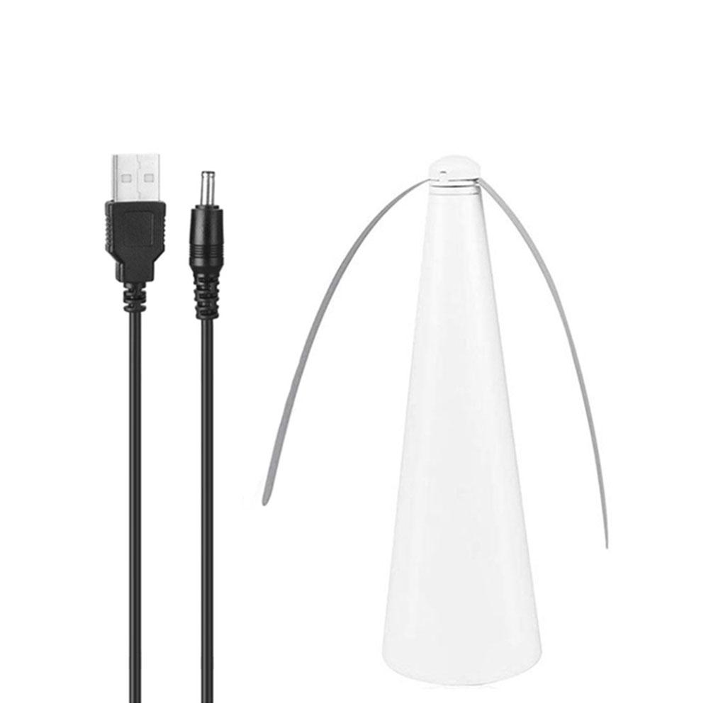 

Fly Fan Flycatcher Silent USB Insect Zappers Lightweight Professional Flies Trap Repellent Fan Home Kitchen Picnic Table белый