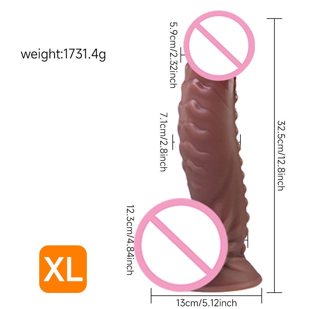 Liquid Silicon With Egg Suction Cup Red Headed Octopus Manual Dildo