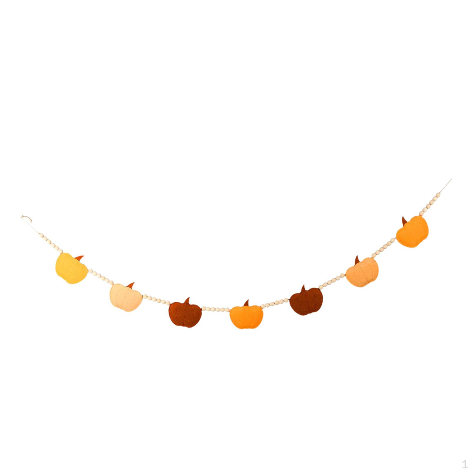 

Баннер из тыкв Осенняя гирлянда Рукоделие Декор на День благодарения Осеннее подвесное украшение для подарка на вечеринку