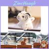 Cute Miniature Plush Tiger Toy Realistic Stuffed Animal Doll Keychain