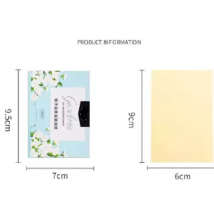 5Box Matte Face Wipes Oil Control Oil-absorbing Face Cleaning Beauty Makeup Tools Accessories Facial Oil Blotting Sheets Paper