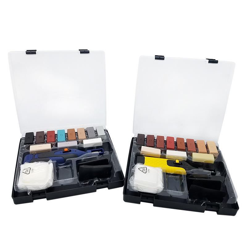 Wood Floor Dent Repair Kit: 16&20PC Wax Blocks & Soldering Iron