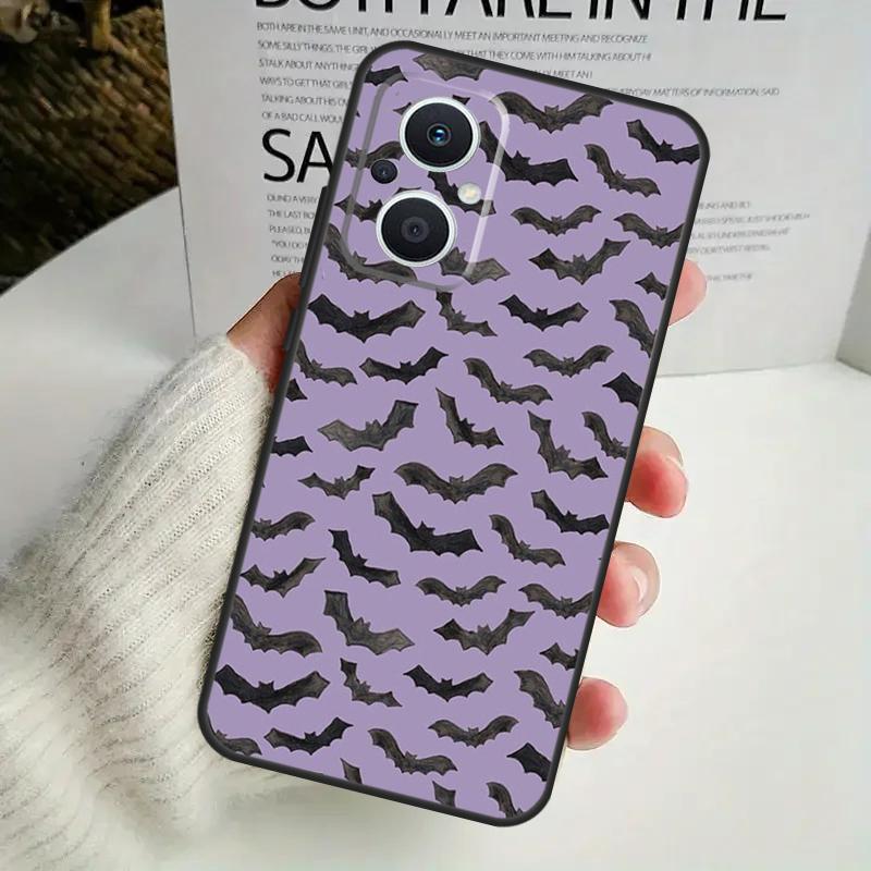 Halloween Vampire Bats Phone Case For OPPO Reno 8T 14F 13 F 12 11 10 14 Pro 7 8 Lite OPPO Find X8 X6 X5 X9 Pro Cover