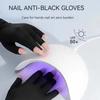 Protect Finger Skin Nail Painting Gloves Anti -UV UV-protective Gloves Nail Art Mittens  Nail Tools