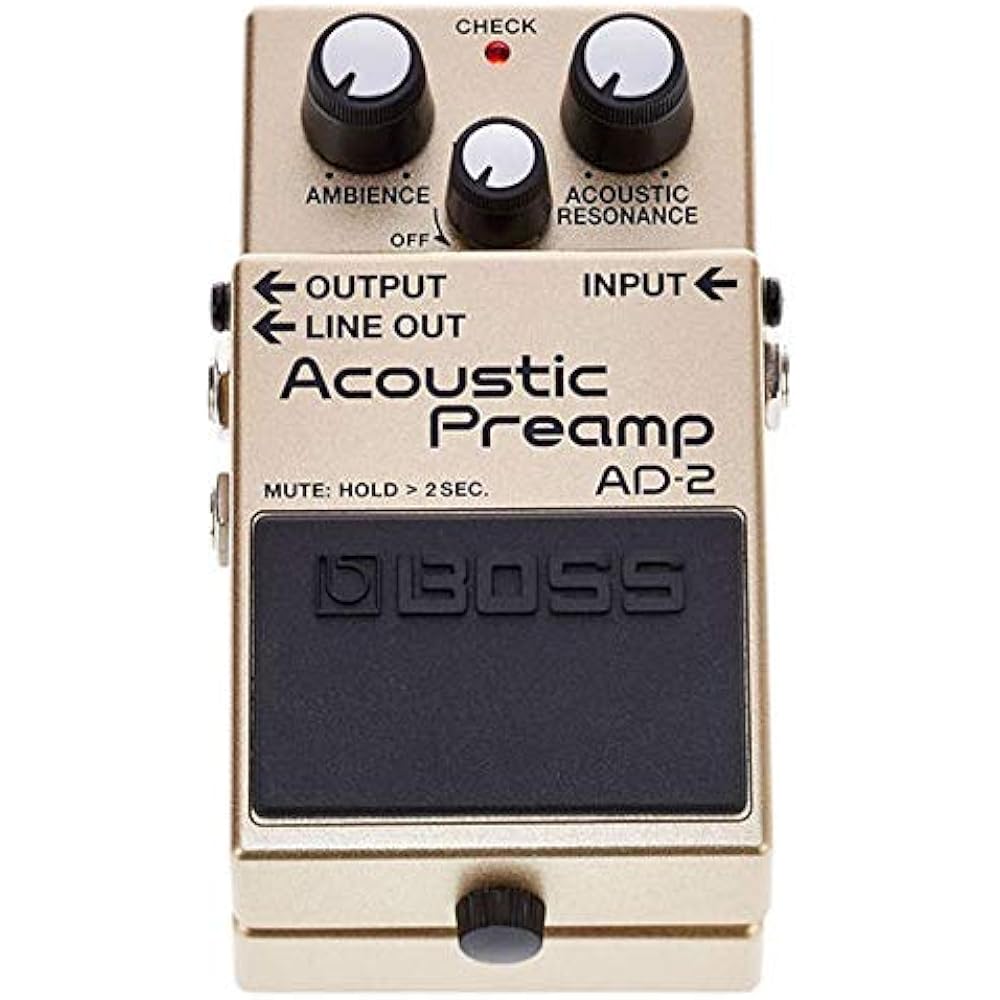 BOSS BOSS Acoustic Preamp AD-2 Compact Effector Acoustic Guitar/Electric Acoustic