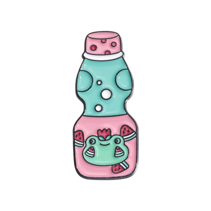 

And Cute Colorful Cartoon Frog Watermelon Pin Charming Alloy Brooch For Unisex Style QHXZ161