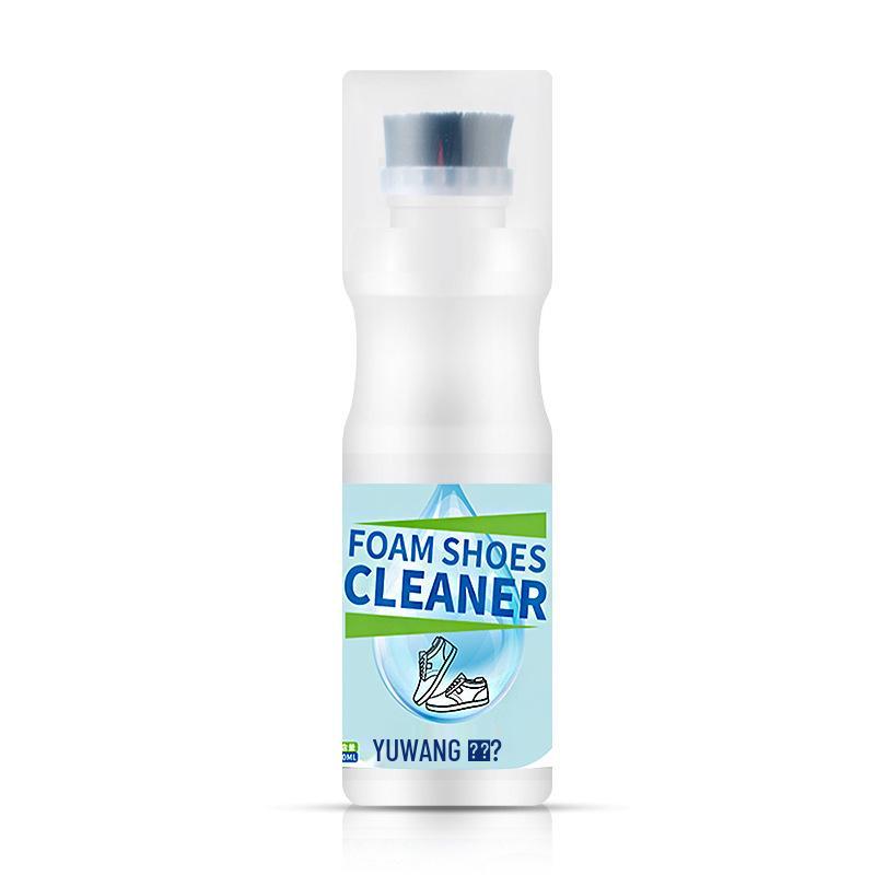 Domain King White Shoe Cleaner & Whitener with Brush - Maintains Sneakers, Sports Shoes, and Edges