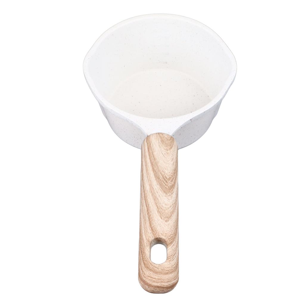 Kitchen Sauce Pan Prevents Stick Deepening Height   Stone Sauce Pot with Pour Spouts for Pouring Oil Milk Heating Frying